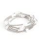 Geometric Guru - White Bracelet