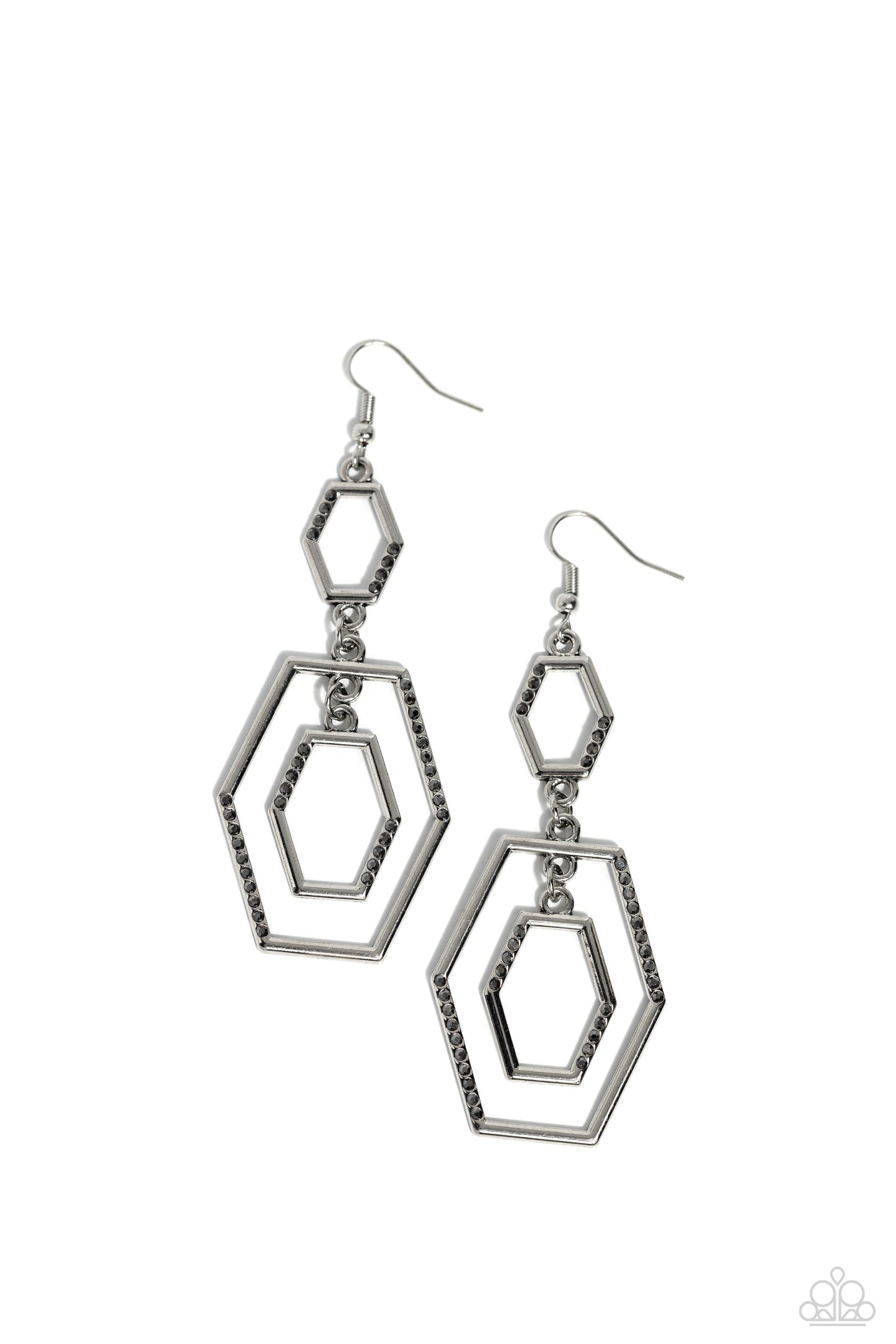 Geometric Maven - Silver Earring