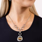 Get OVAL It - Brown Necklace