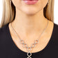 Get OVAL It - Red Necklace