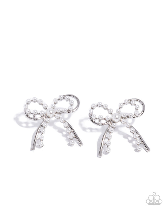 Girly Get Together - White Earring