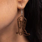 Given the Boot - Brown Earring