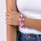 Glassy Gait - Pink Bracelet