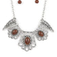 Glimmering Groves - Brown Necklace