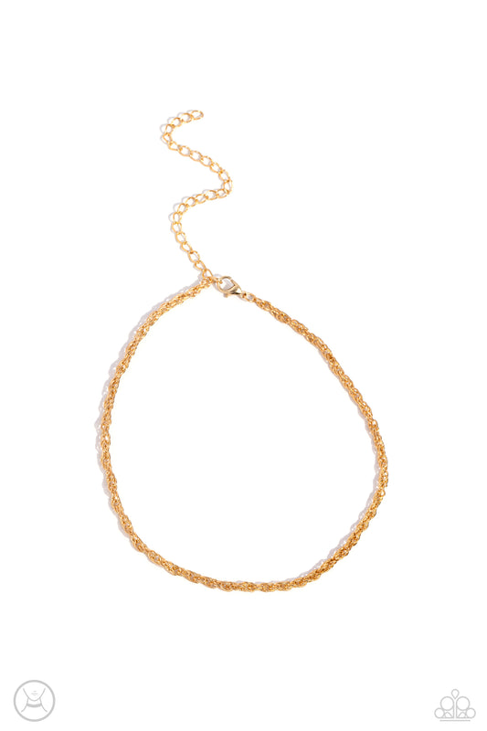 Glimmer of ROPE - Gold Necklace