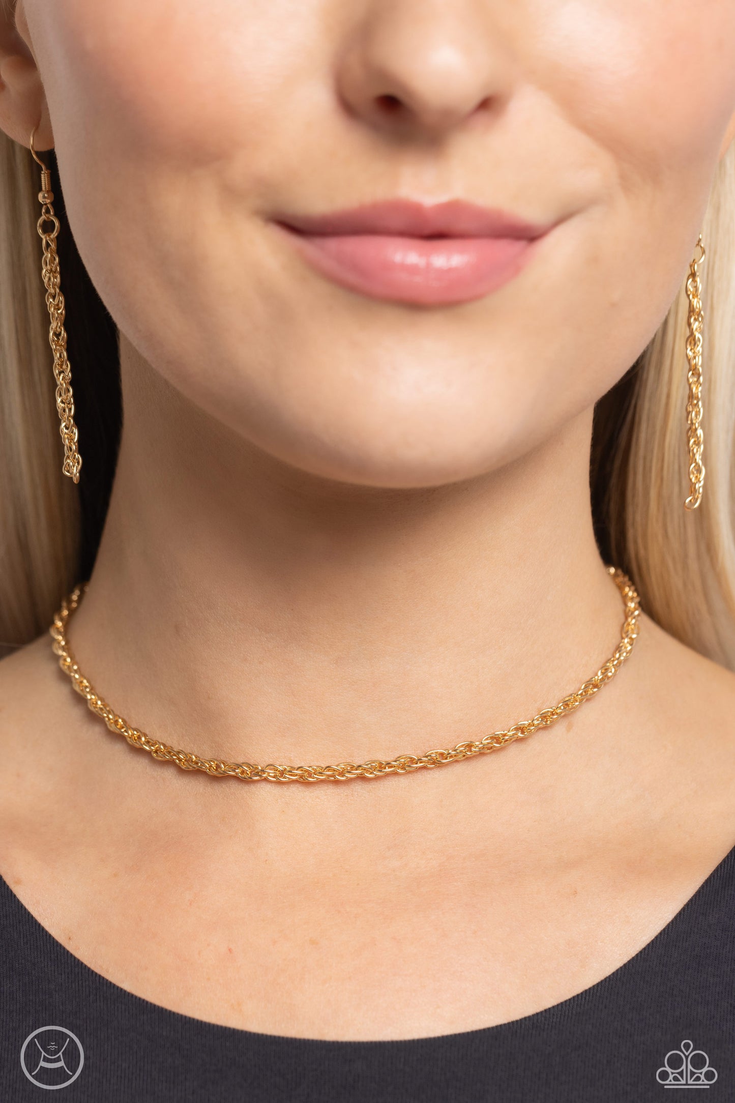 Glimmer of ROPE - Gold Necklace