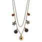 Glinting Garden - Brass Earring