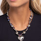 Glistening Gossip - Purple Necklace