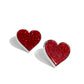 Glitter Gamble - Red Earring