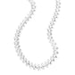 Glittery Genre - White Necklace