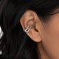 Glittery Glow Up - White Earring
