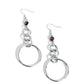 Glitzy Gesture - Purple Earring