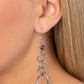 Glitzy Gesture - Purple Earring