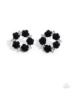 Grace Personified - Black Earring