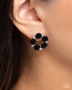 Grace Personified - Black Earring