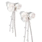 Graceful Gesture - White Earring