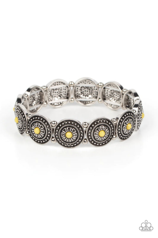 Granada Garden Party - Yellow Bracelet