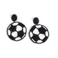 Grand Goalkeeper - Black Earring