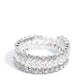 Grandiose Glitz - White Bracelet