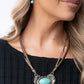 Grounded Gesture - Blue Necklace