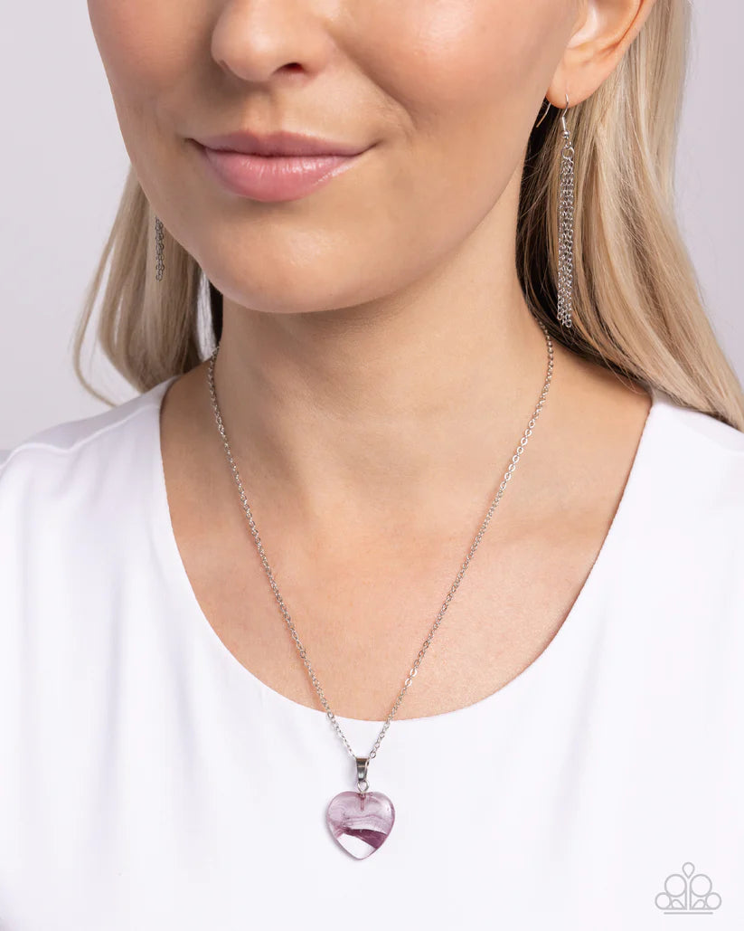 HEART Exhibition - Purple Necklace