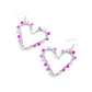 HEART of Your World - Pink Earrings
