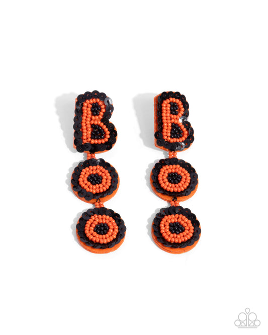 Halloween Bash - Orange Earring