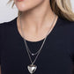 Halting Hearts - Silver Necklace