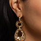 Hammered Highway - Black Earring