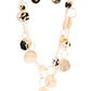 Hammered Horizons - Gold Necklace