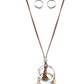 Harmonious Hardware - Brown Necklace
