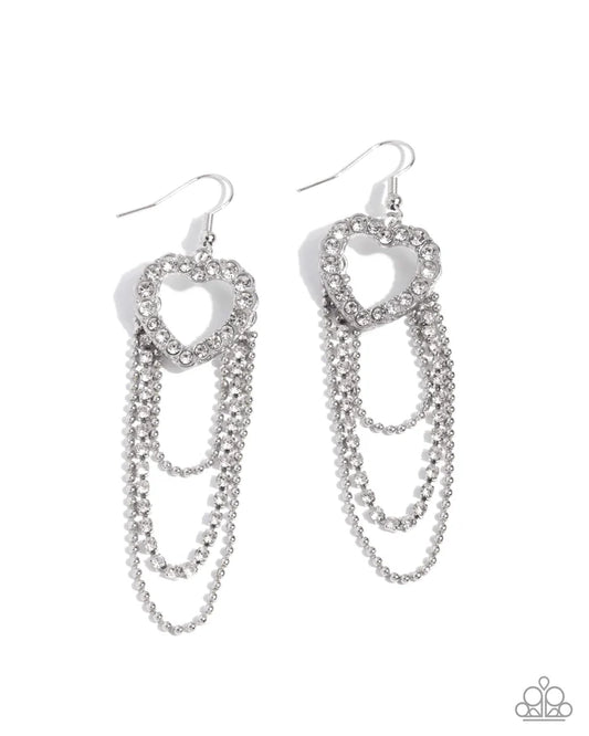 Haute Hangout - White Earring
