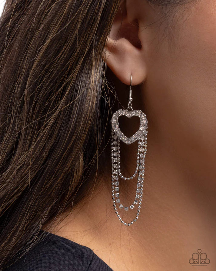 Haute Hangout - White Earring