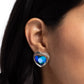 Heart-Pounding Haute - Green Earring