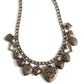 Heart Hangout - Brass Necklace