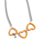 Heart Homage - Orange Necklace