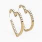 Heartbreaker - Brass Earring