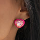 Heartfelt Haute - Pink Earring