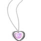 Heartfelt Hemisphere - Pink Necklace