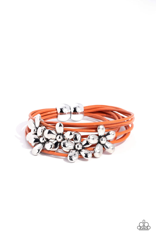 Here Comes the BLOOM - Orange Bracelet