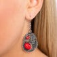 Hibiscus Harvest - Red Earring