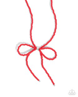 High-Class Hype - Red Necklace