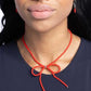 High-Class Hype - Red Necklace