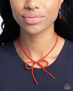 High-Class Hype - Red Necklace