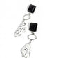 High-End Hallmark - Black Earring
