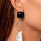 High-End Hallmark - Black Earring