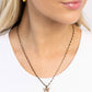 High-Flying Hangout - Brass Necklace