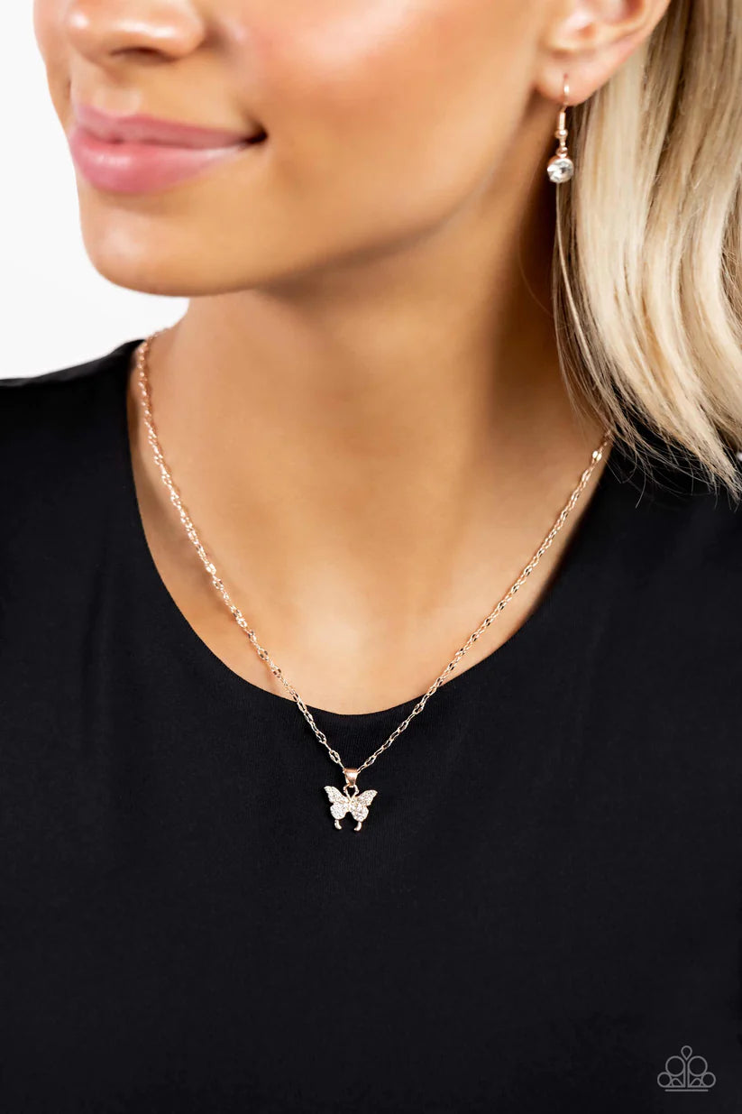 High - Flying Hangout - Rose Gold Necklace