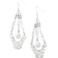High-Ranking Radiance - White Earring