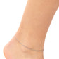High-Tech Texture - Silver Anklet